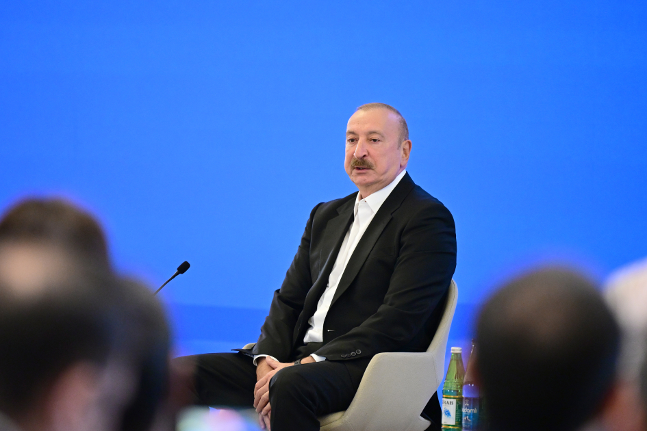Prezident İlham Əliyev IV Şuşa Qlobal Media Forumunun açılışında iştirak edib